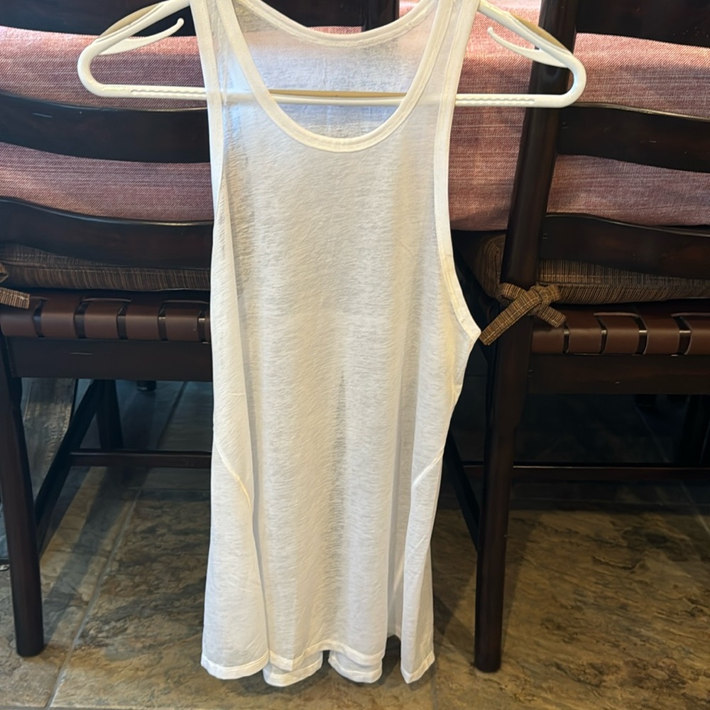 Lululemon white tank